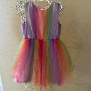 Beautiful girls, rainbow dress, size 6